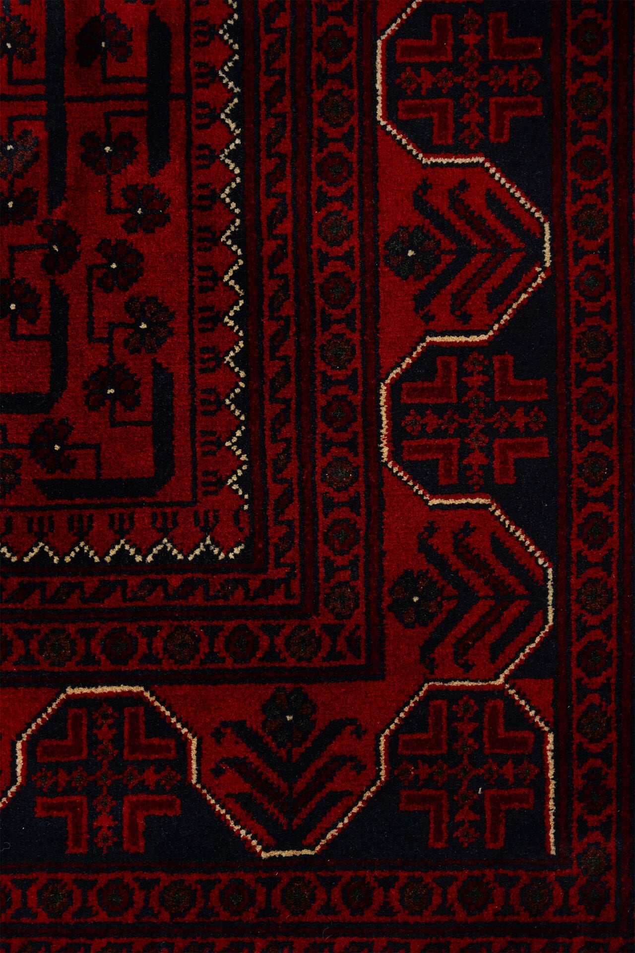 Afgan Khamyab El Dokuma Yün Halı