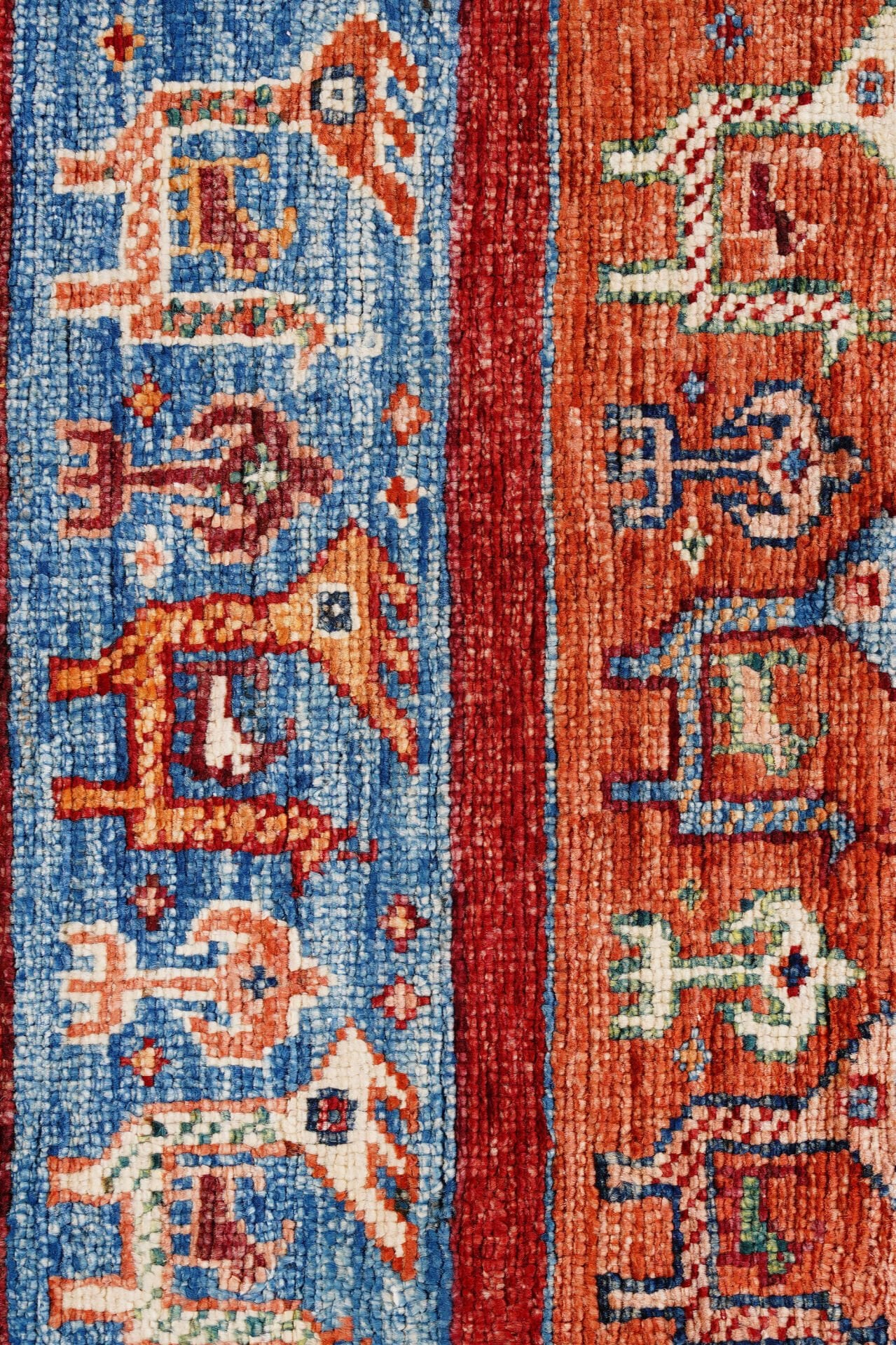 RHMN Afgan Orjin El Dokuma Yün Halı