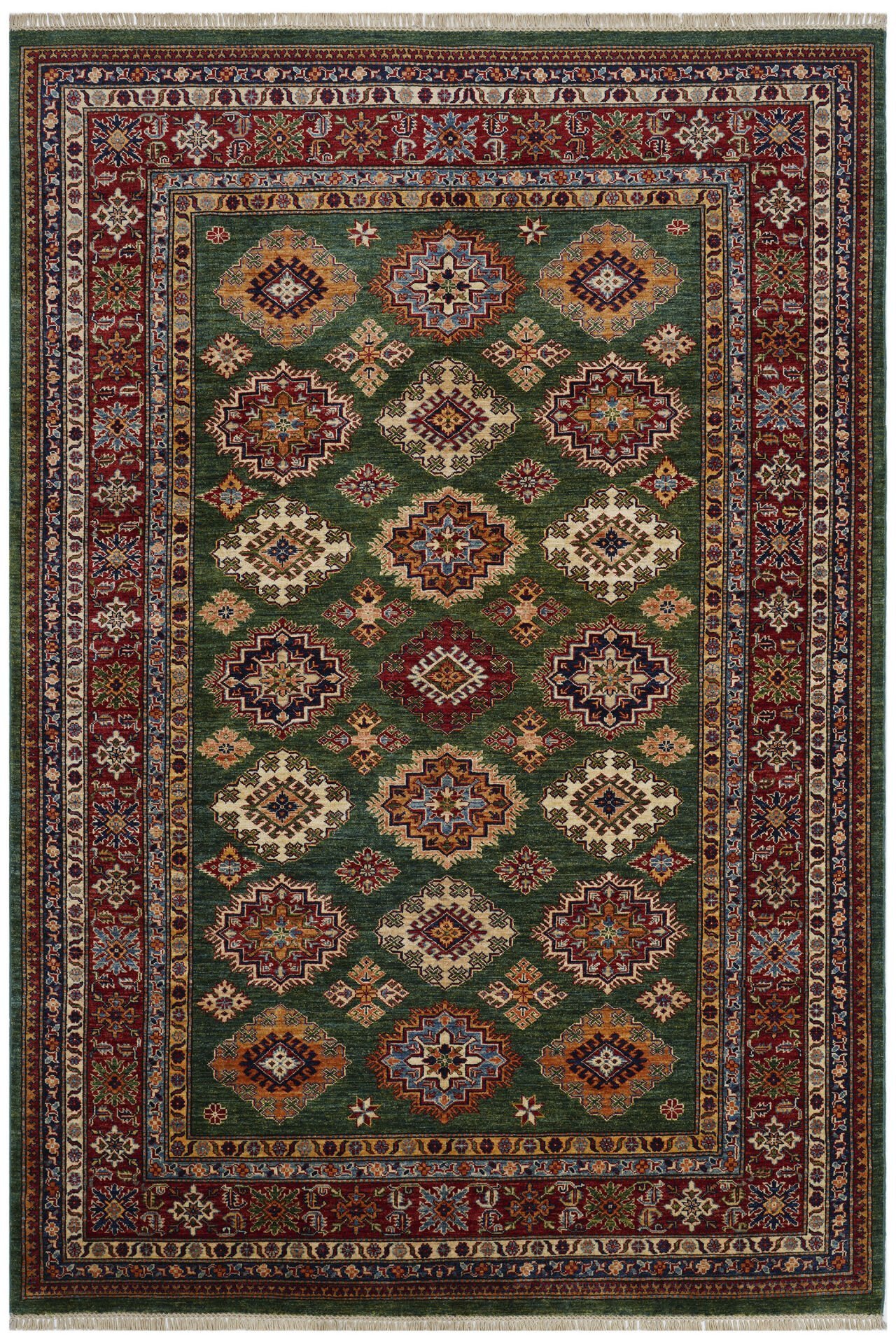 Afgan Şirvan El Dokuma Yün Halı