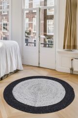 Natural Wool Kc 101 Gri Modern El Dokuma Halı