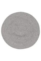 Natural Wool Kc 104 Gri Modern El Dokuma Halı