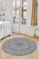 Natural Wool Kc 105 Gri Modern El Dokuma Halı