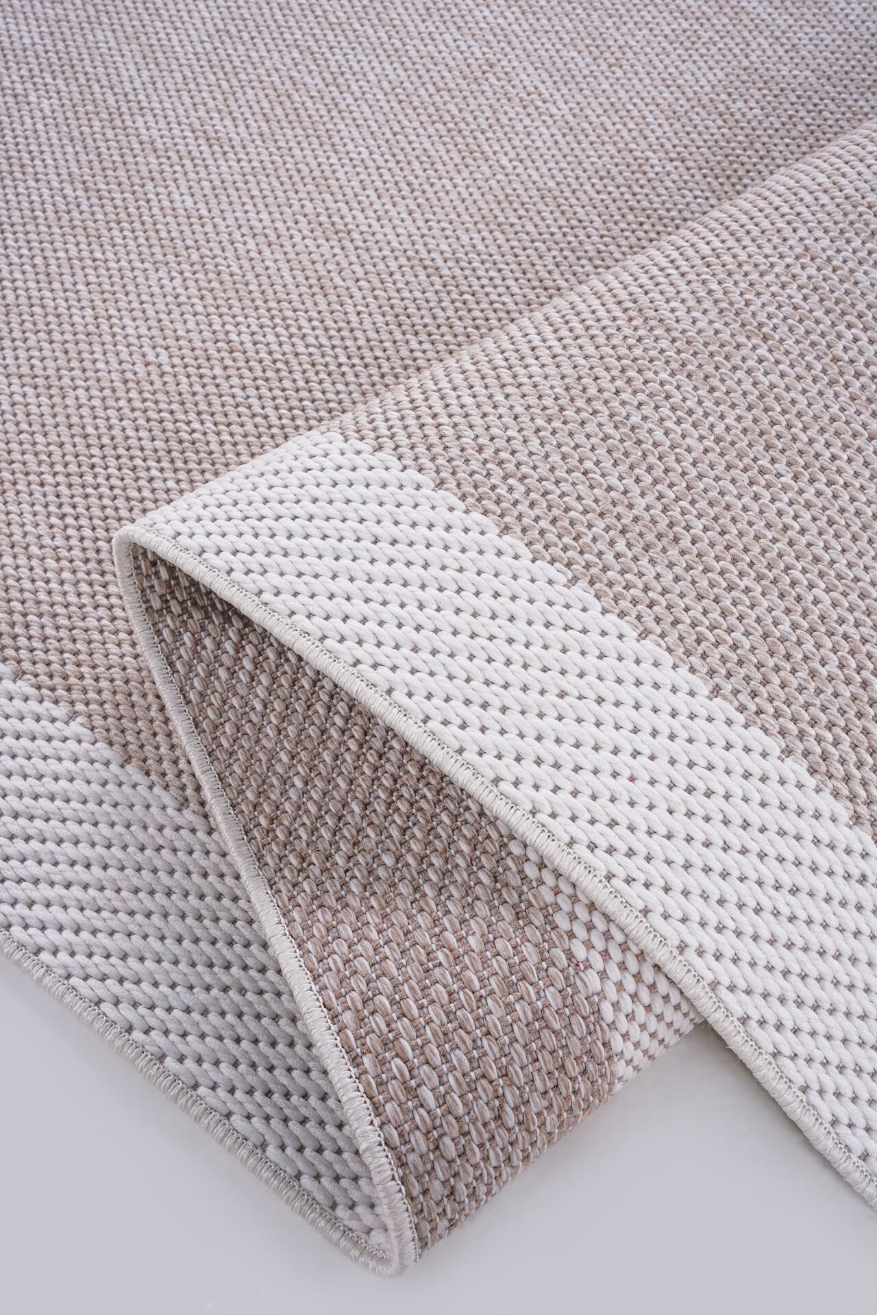 Lora 3206 Kaymaz Taban Bordürlü Sisal Halı