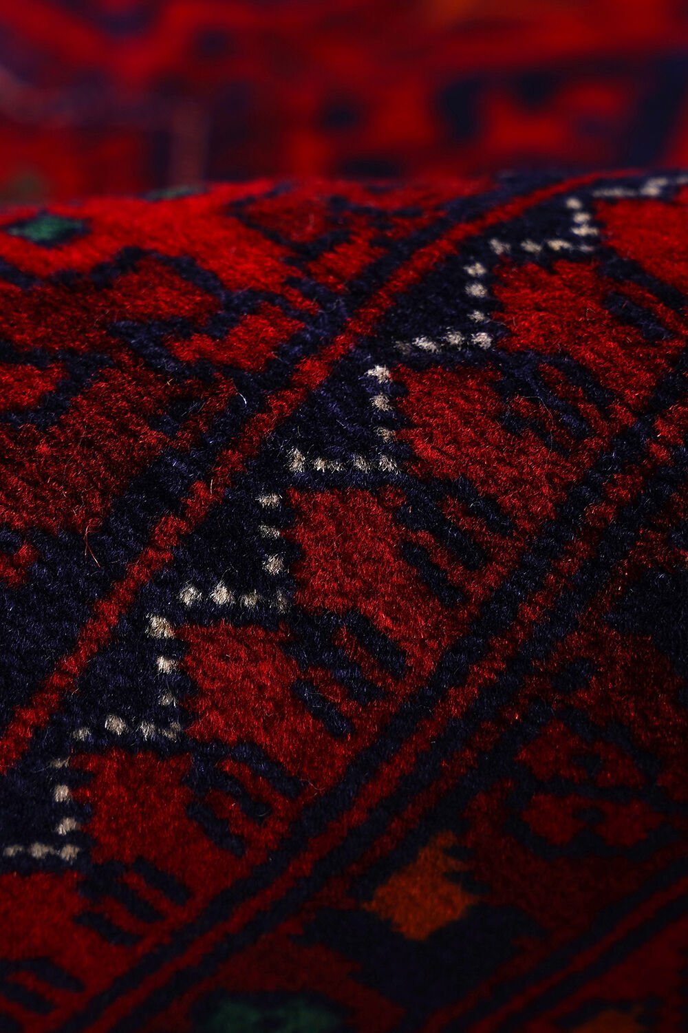 Afgan Bilcik El Dokuma Yün Halı