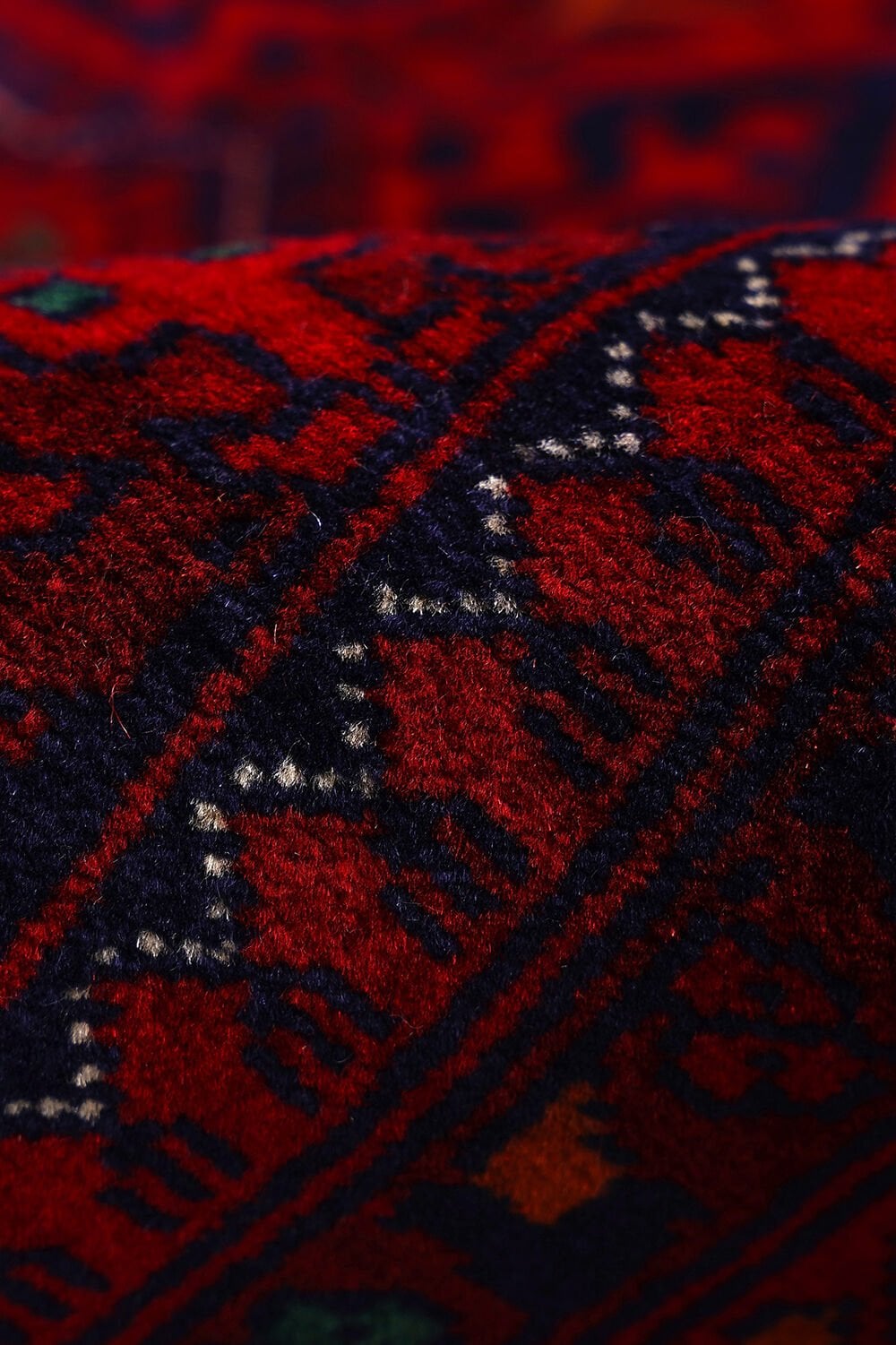 Afgan Bilcik El Dokuma Yün Halı