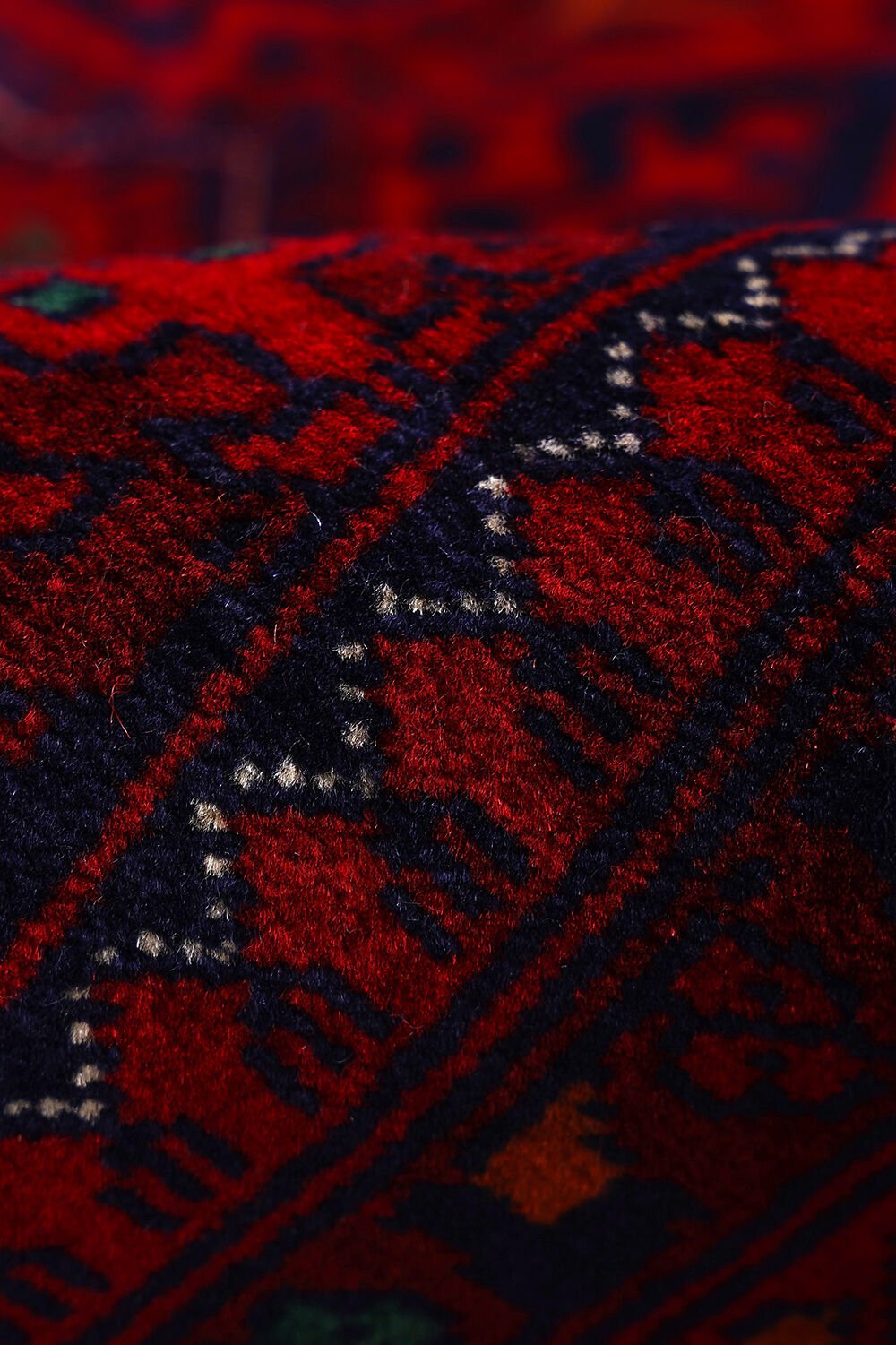 Afgan Bilcik El Dokuma Yün Halı