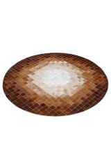 Tay Patchwork Naturel Deri Halı