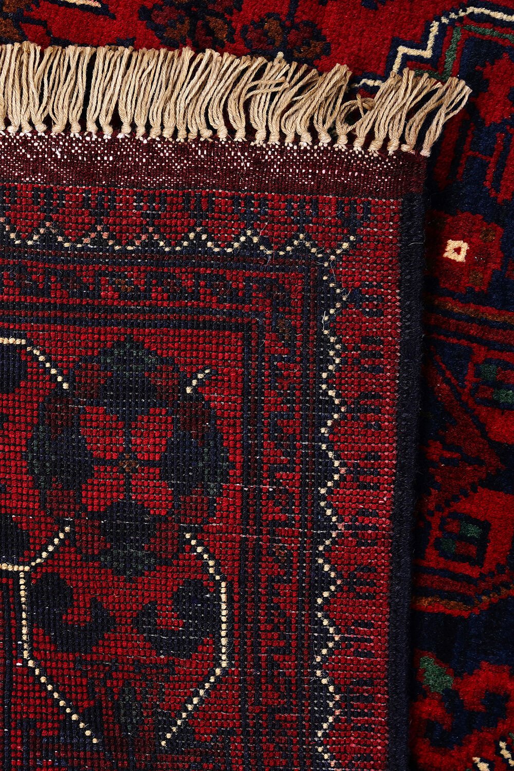 Afgan Khamyab El Dokuma Yün Halı