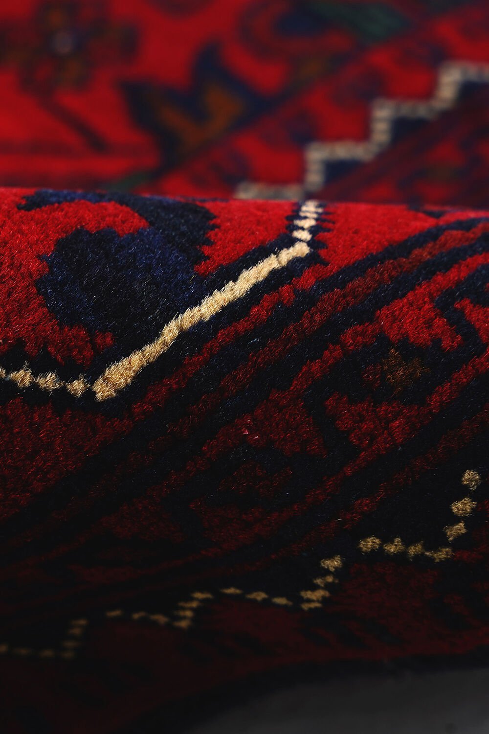 Afgan Khamyab El Dokuma Yün Halı