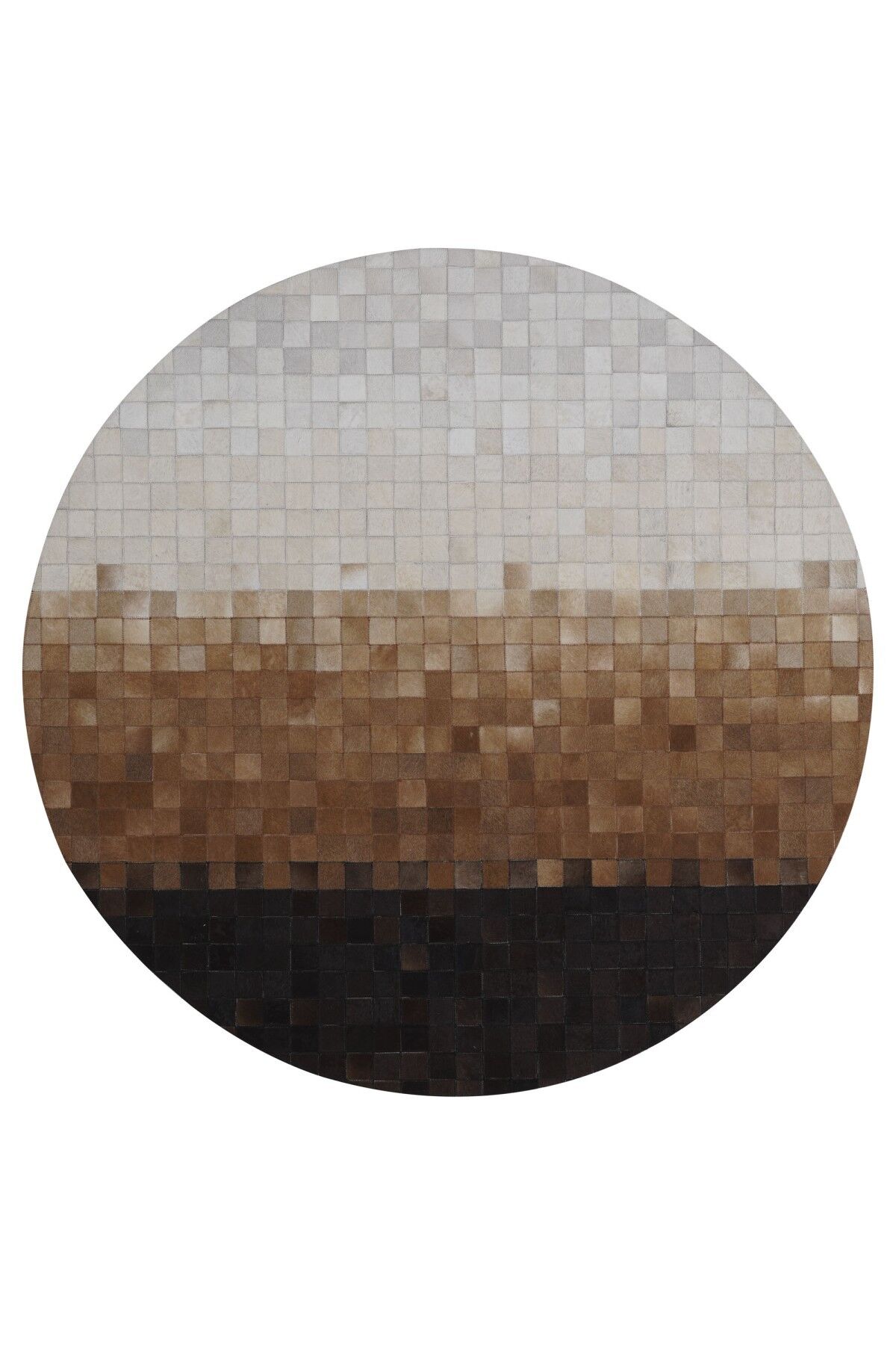 Tay Patchwork Naturel Deri Halı