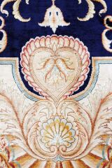 Art Silk 230 Line Mavi Klasik El Dokuma Halı