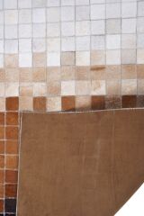 Tay Patchwork Naturel Deri Halı