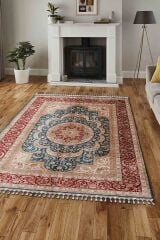 Art Silk 230 Line Renkli Klasik El Dokuma Halı