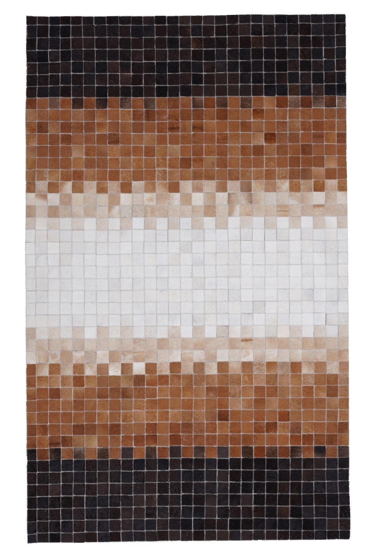 Tay Patchwork Naturel Deri Halı