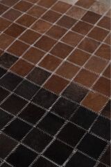 Tay Patchwork Naturel Deri Halı