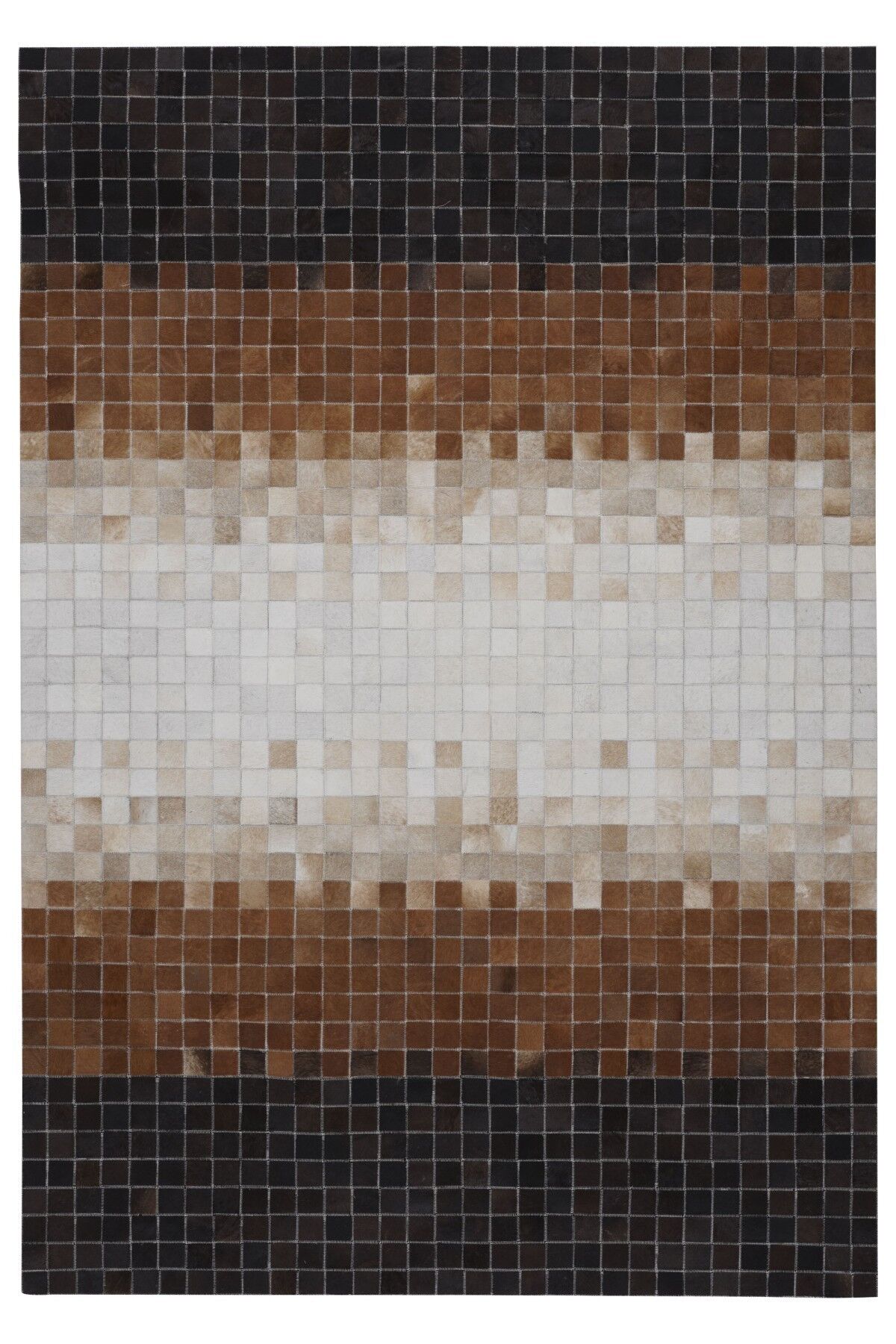 Tay Patchwork Naturel Deri Halı