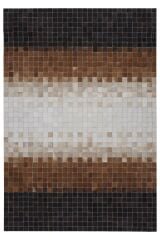 Tay Patchwork Naturel Deri Halı