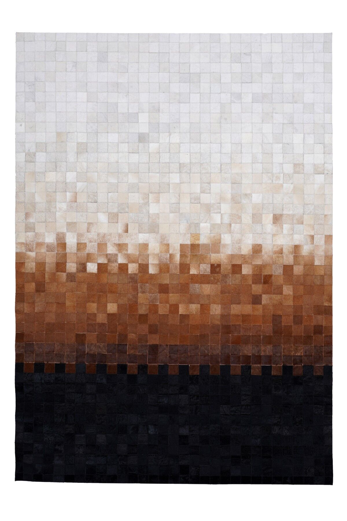 Tay Patchwork Naturel Deri Halı