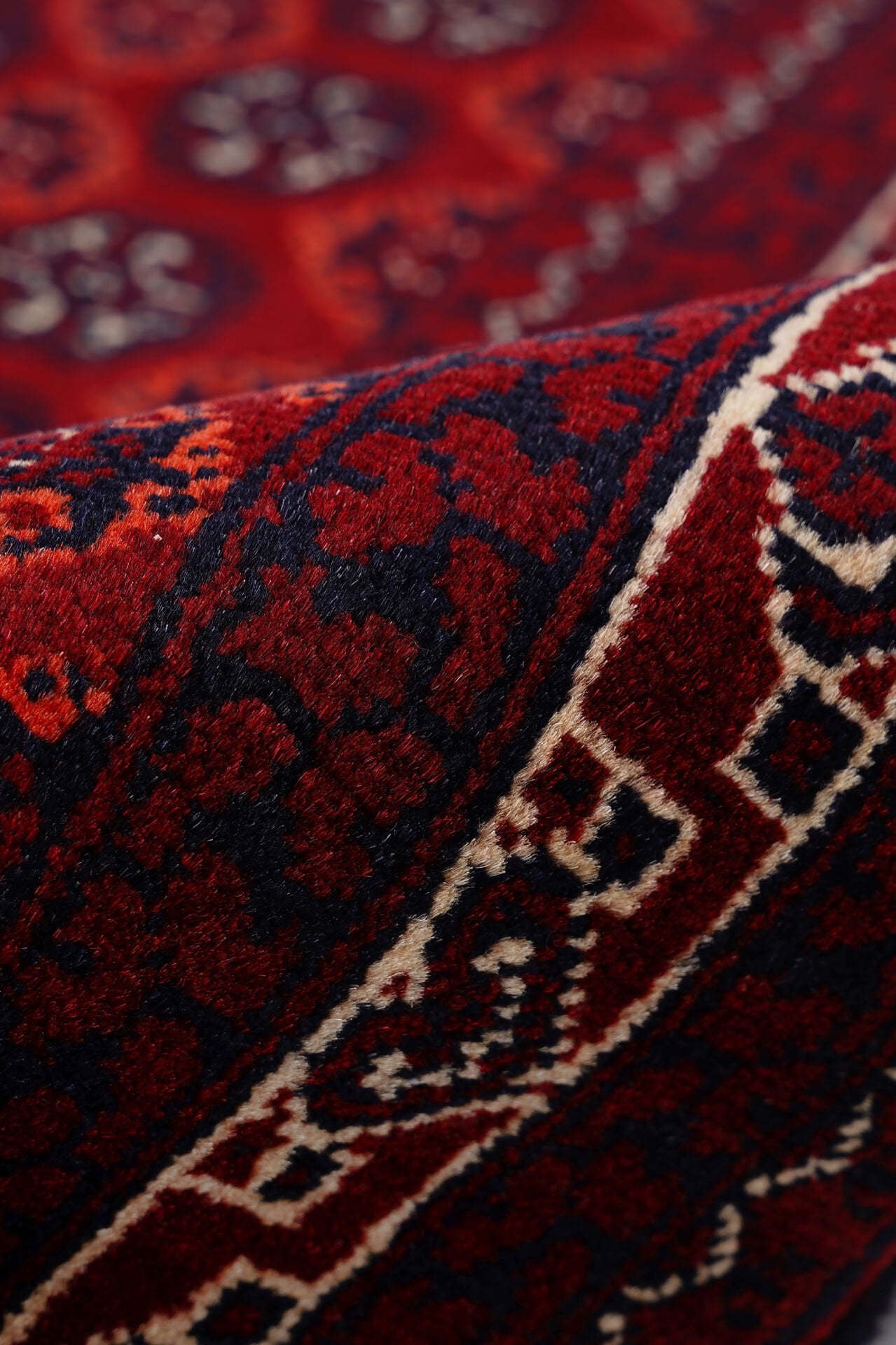 Afgan Hoca Roshnai El Dokuma Yün Halı