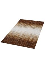 Tay Patchwork Naturel Deri Halı