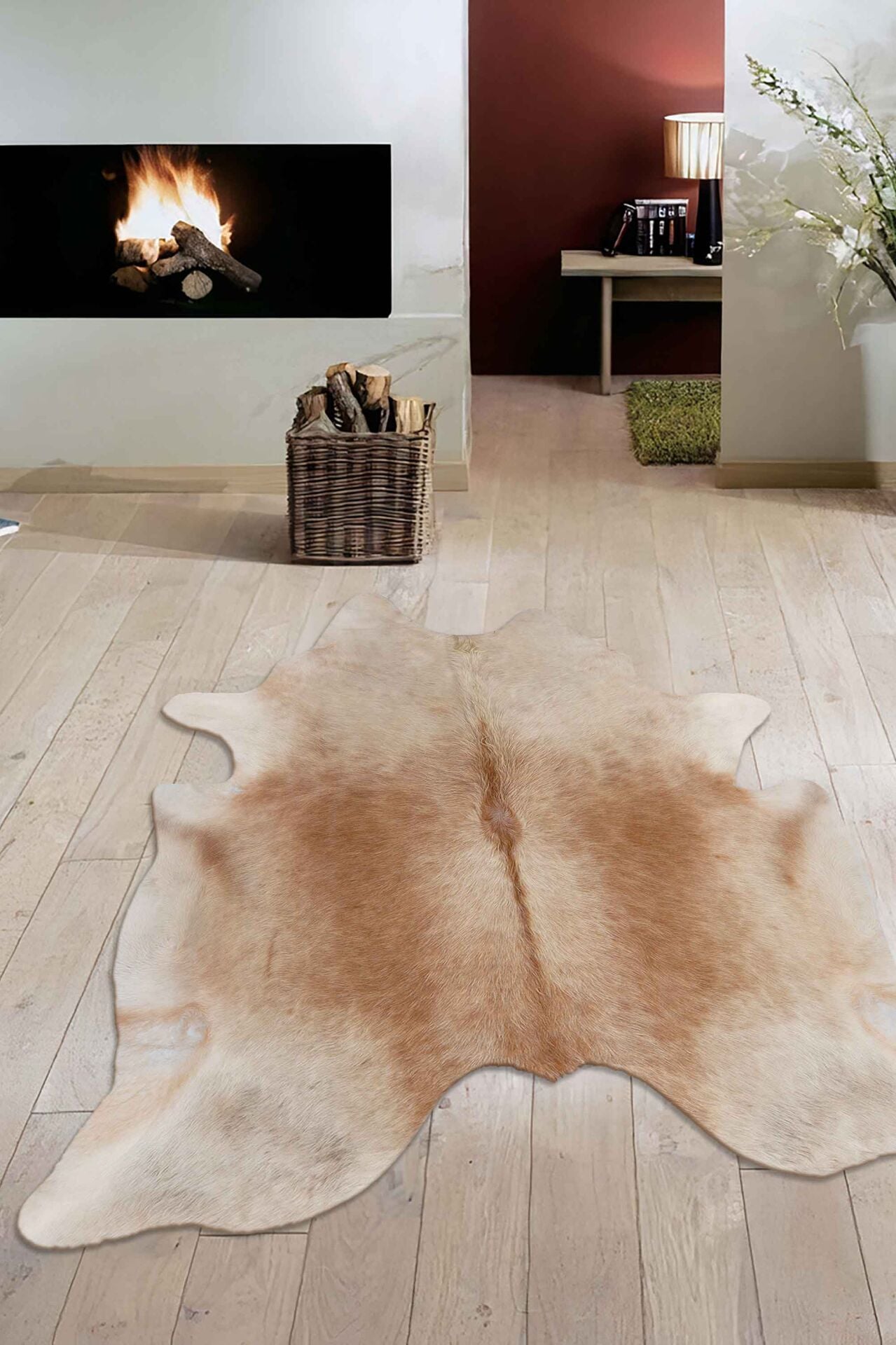 Orjinal Buffalo Postu Deri Halı