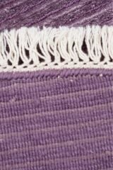 Nepal 3518 Lila Modern El Dokuma Kışlık Bambu Halı