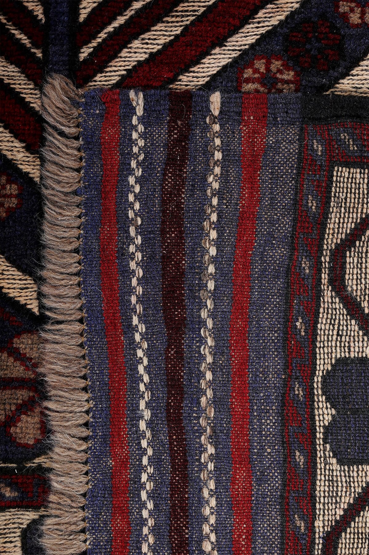 Afgan Berceste El Dokuma Yün Halı