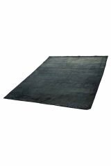 Nepal 3523 Siyah Modern El Dokuma Kışlık Bambu Halı