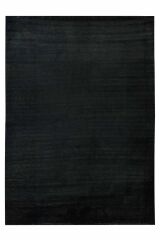 Nepal 3523 Siyah Modern El Dokuma Kışlık Bambu Halı