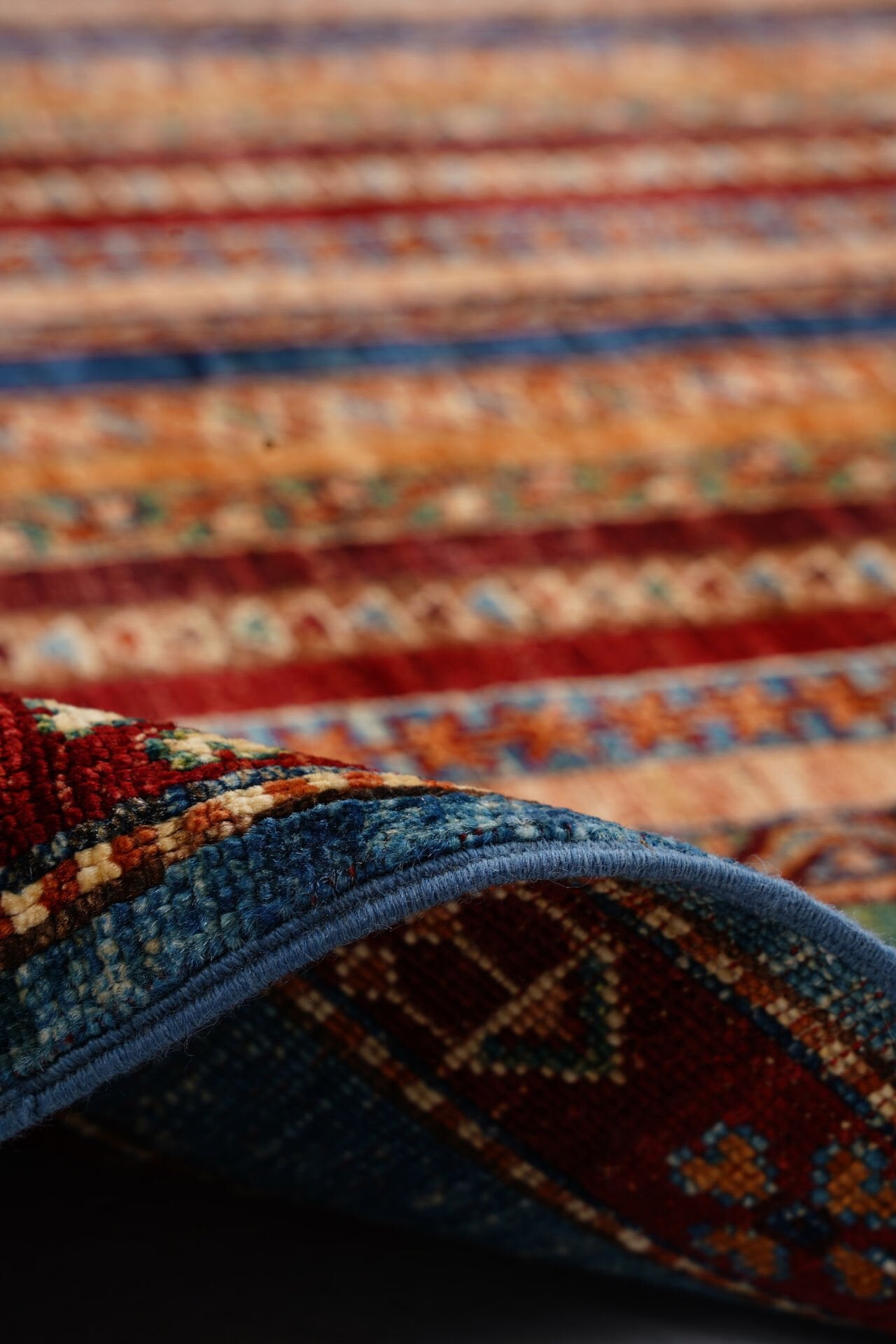 RHMN Afgan Orjin El Dokuma Yün Halı