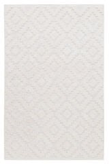 İndus 8003 Beyaz Salon Halısı Kesme Makine Halı