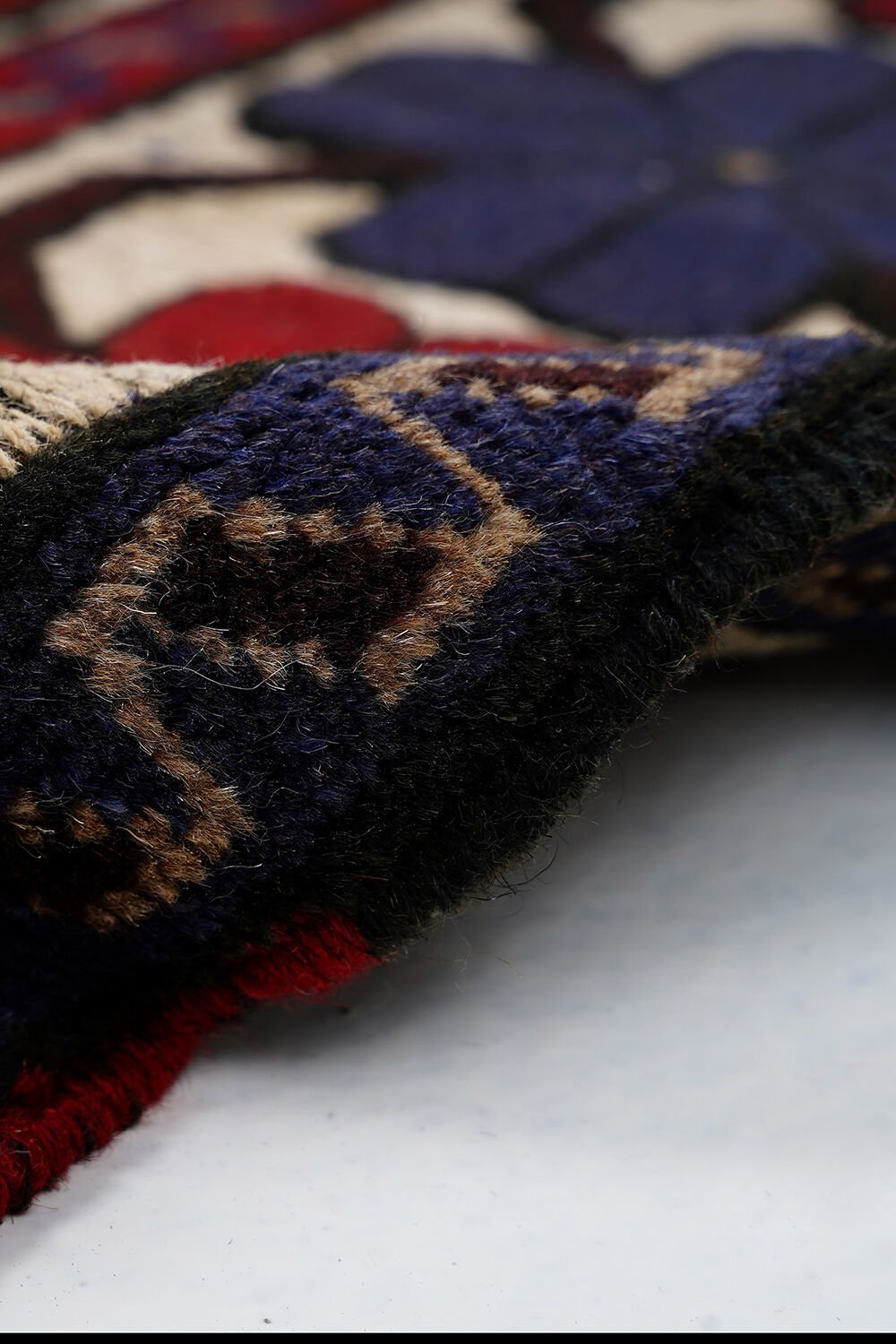 Afgan Berceste El Dokuma Yün Halı