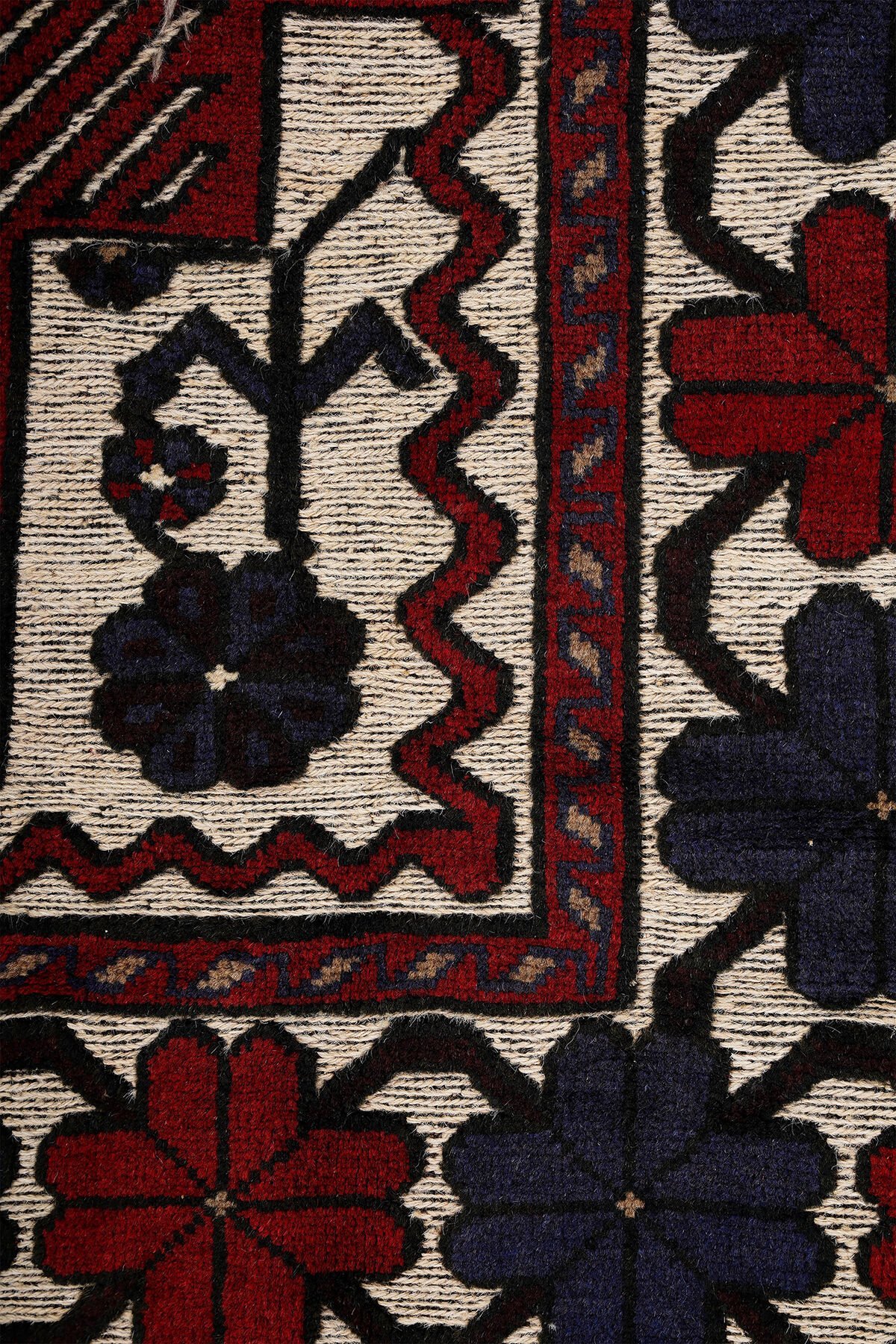 Afgan Berceste El Dokuma Yün Halı