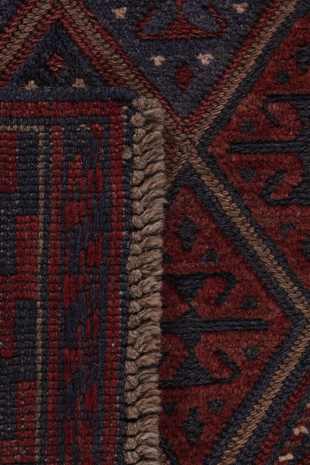 Afgan Berceste El Dokuma Yün Halı