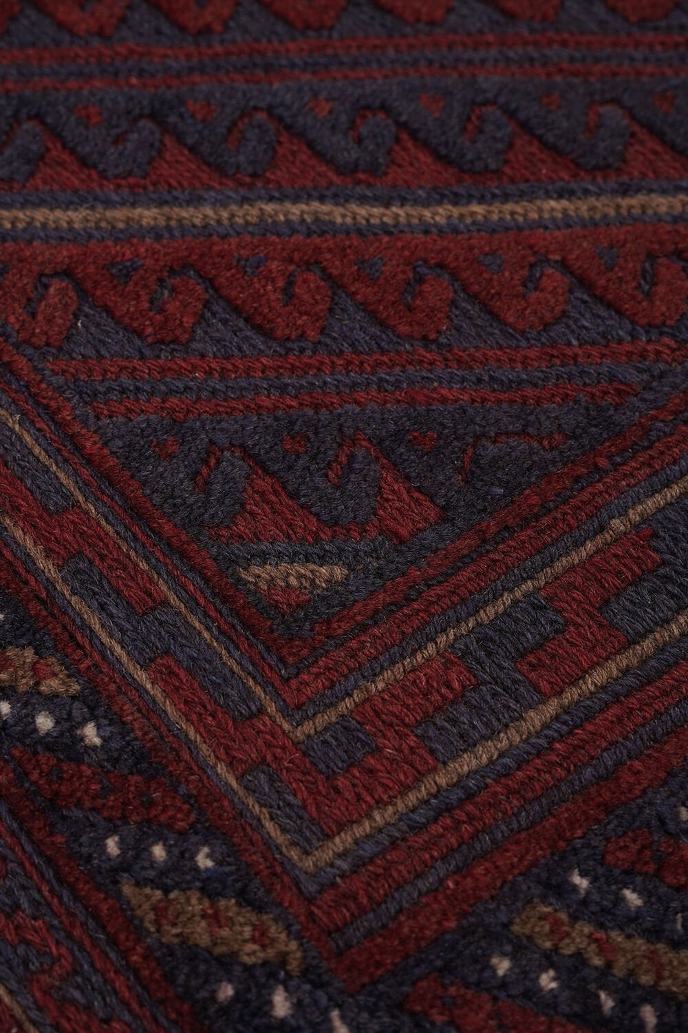 Afgan Berceste El Dokuma Yün Halı