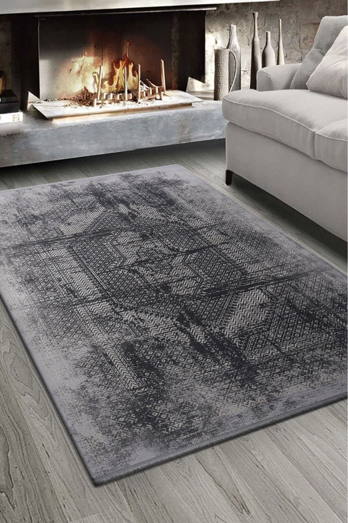 Atlantik Lisa Cc802A Modern Makine Halısı