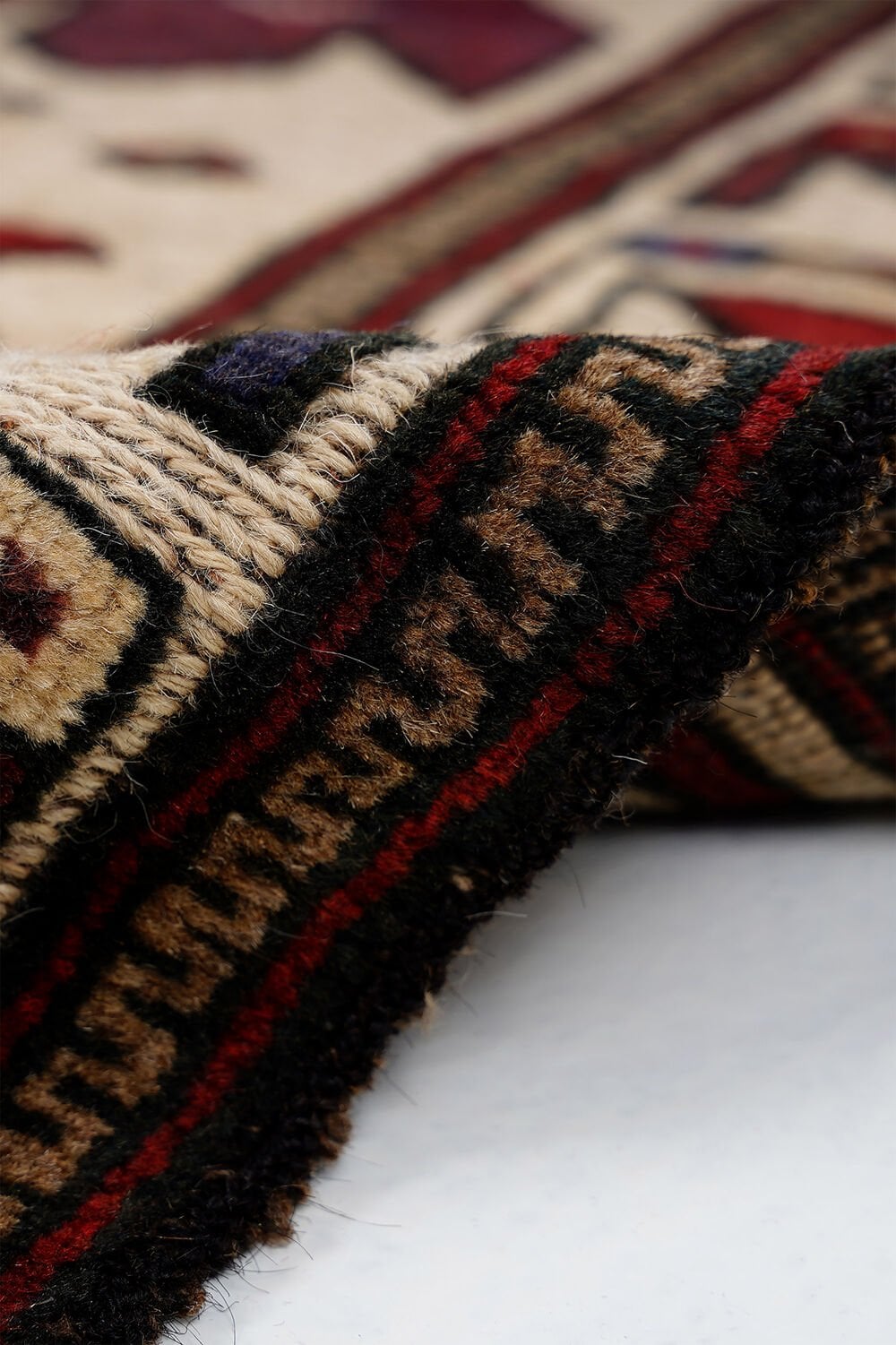 Afgan Berceste El Dokuma Yün Halı