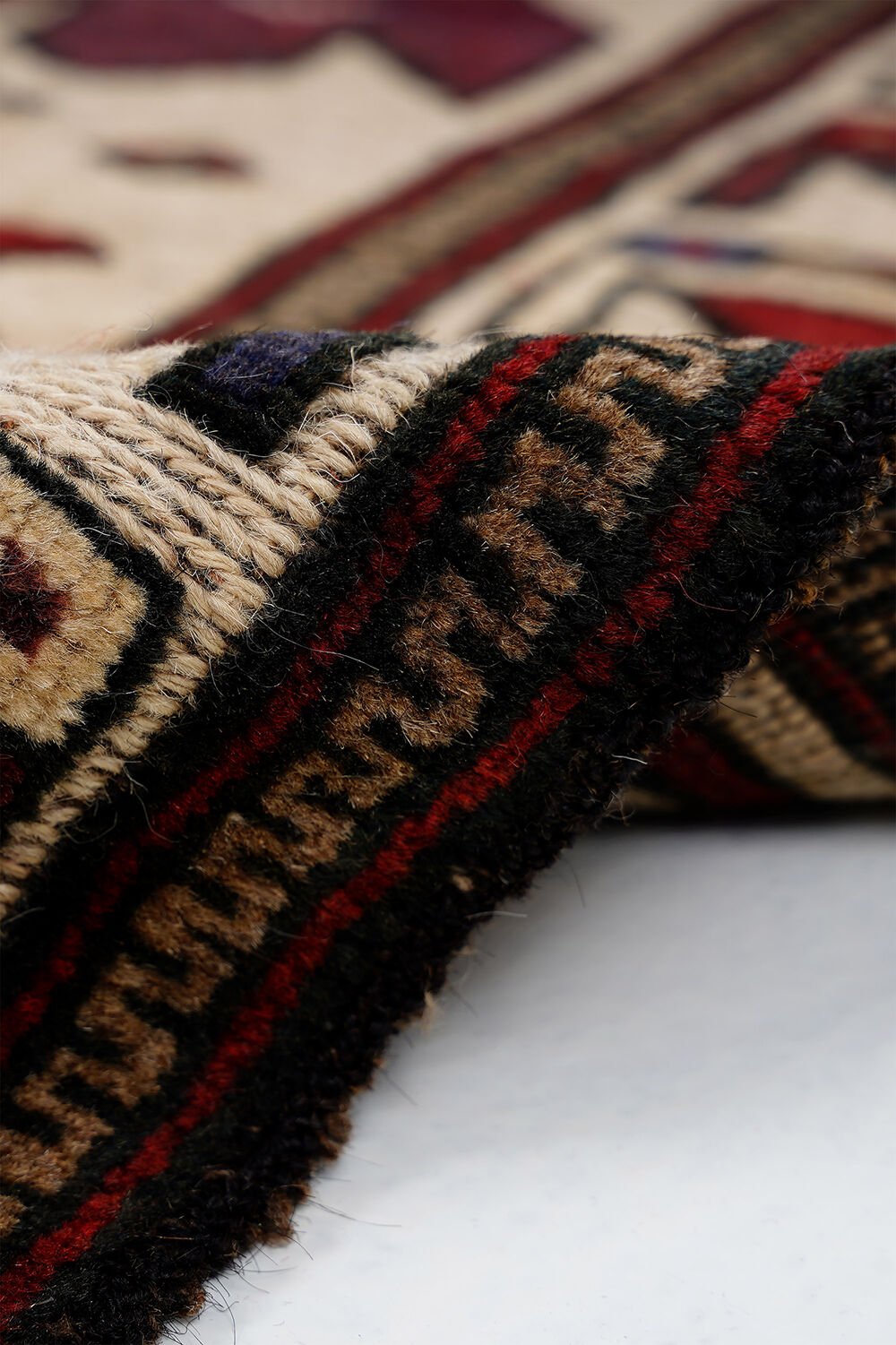 Afgan Berceste El Dokuma Yün Halı