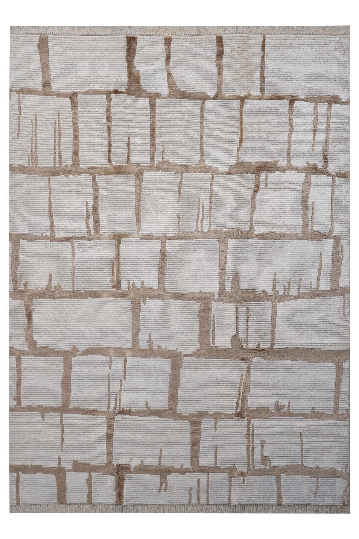 Nepal 3541 Modern El Dokuma Kışlık Bambu Halı