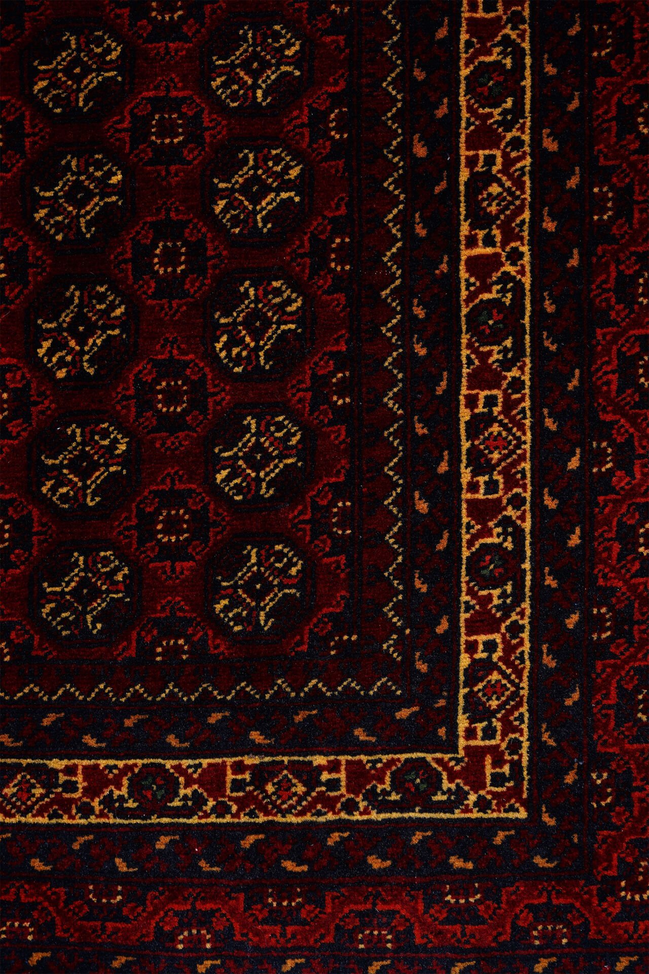 Afgan Hoca Roshnai El Dokuma Yün Halı