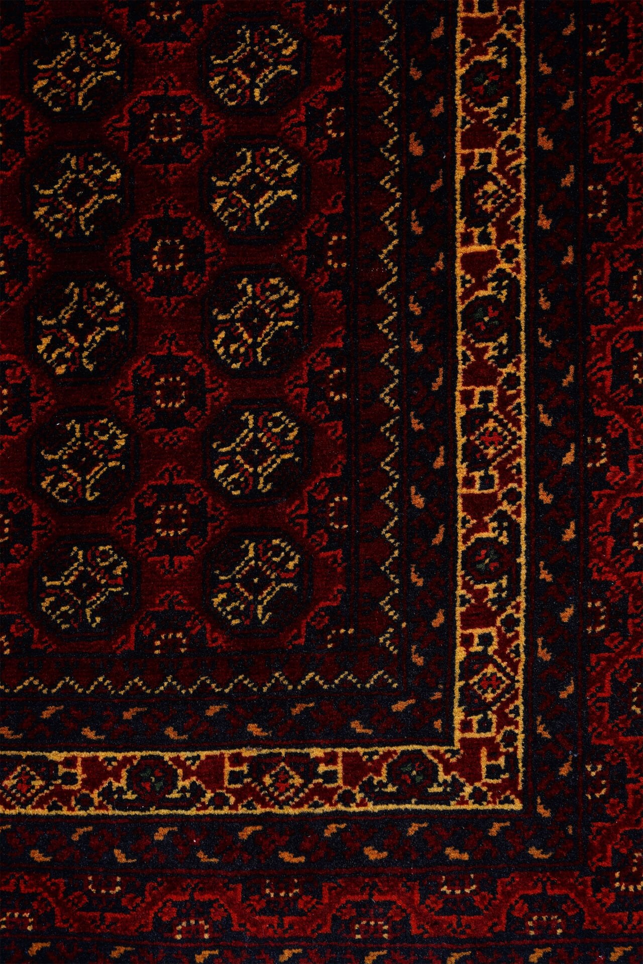 Afgan Hoca Roshnai El Dokuma Yün Halı