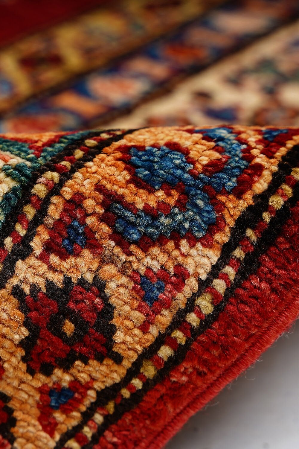 Afgan Şirvan El Dokuma Yün Halı