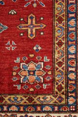 Afgan Şirvan El Dokuma Yün Halı Kırmızı - 174x248