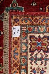 Afgan Şirvan El Dokuma Yün Halı Kırmızı - 174x248