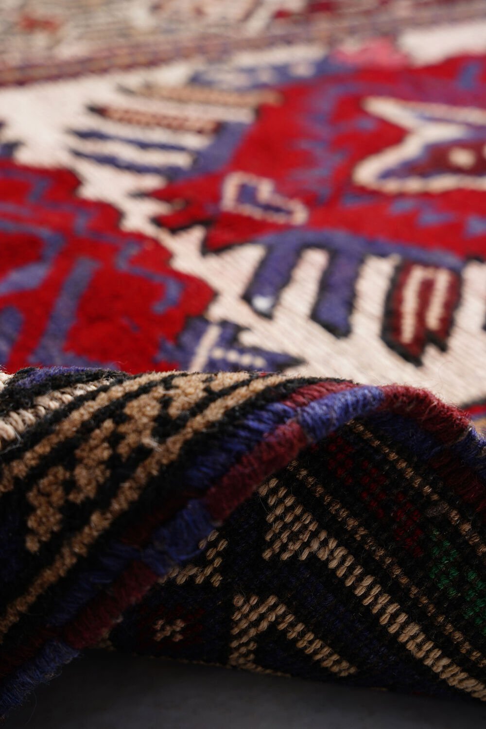 Afgan Berceste El Dokuma Yün Halı