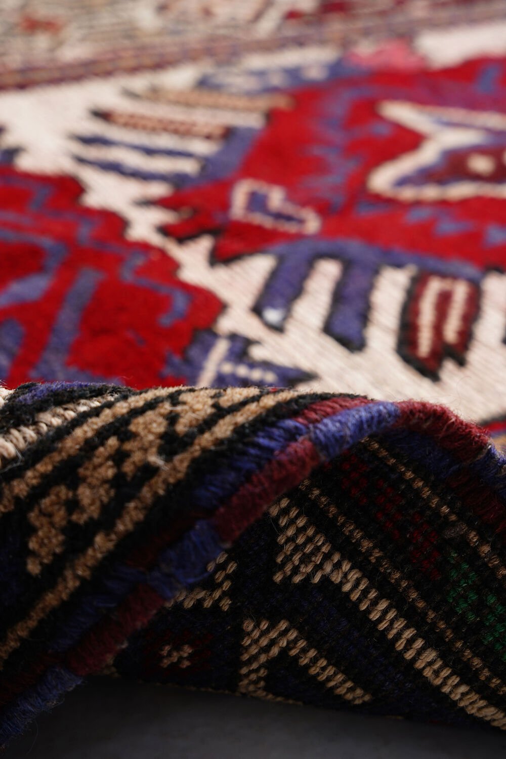 Afgan Berceste El Dokuma Yün Halı