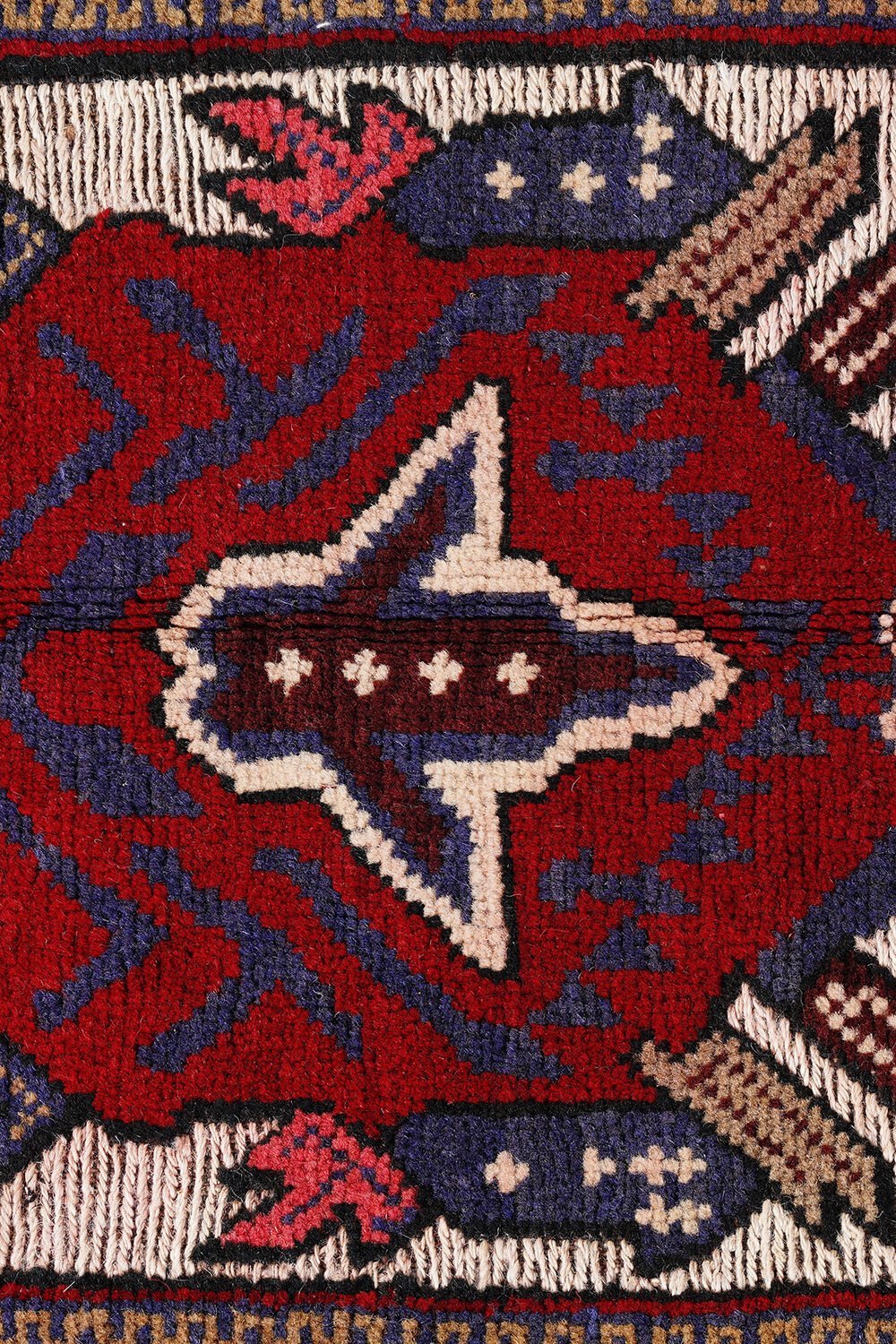 Afgan Berceste El Dokuma Yün Halı