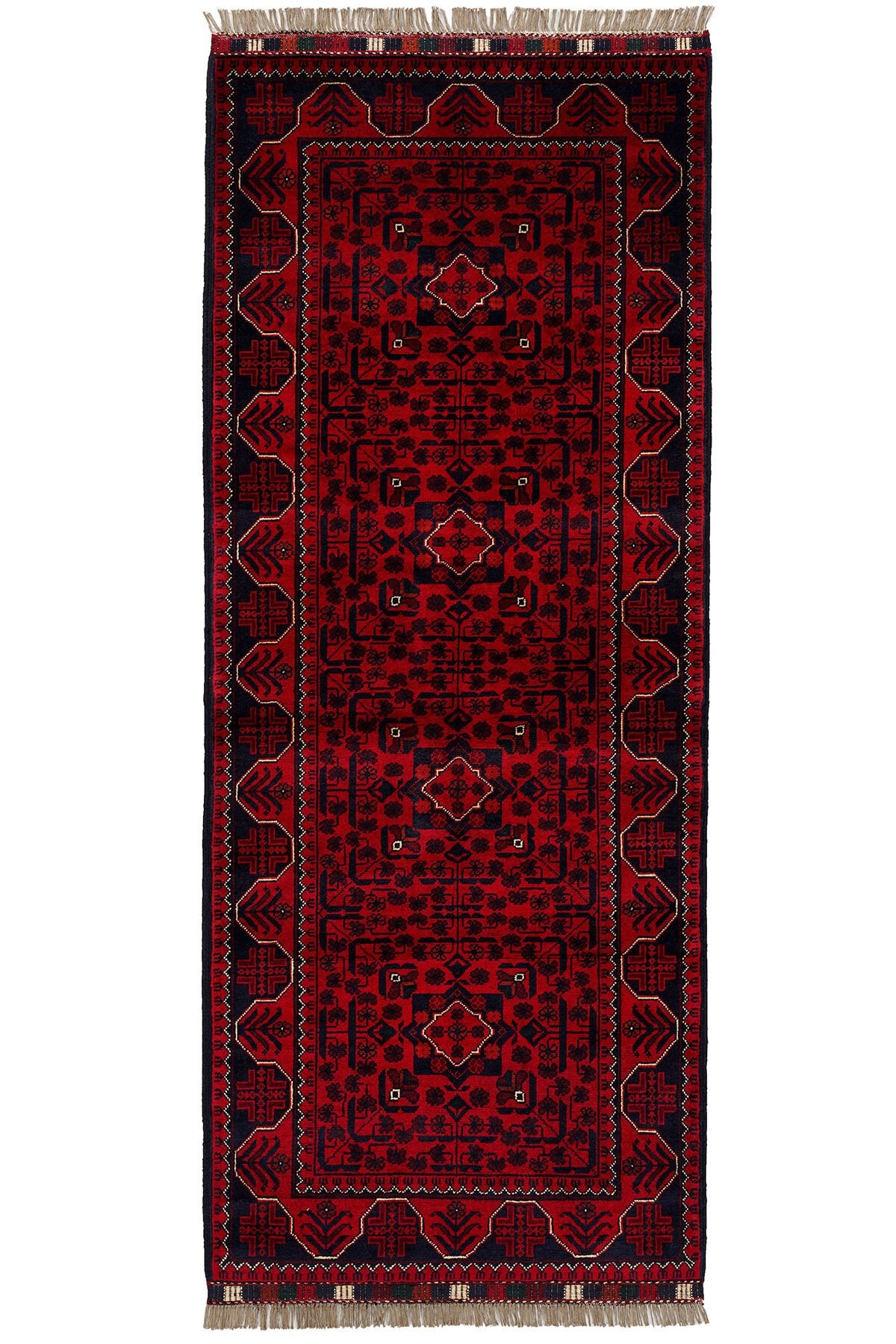 Afgan Khamyab El Dokuma Yün Halı