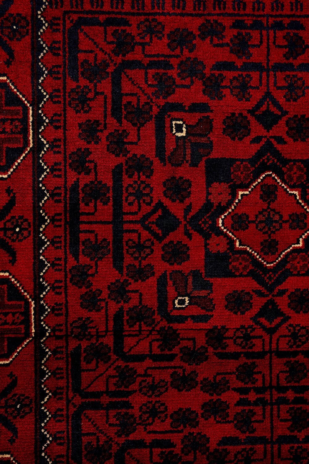 Afgan Khamyab El Dokuma Yün Halı