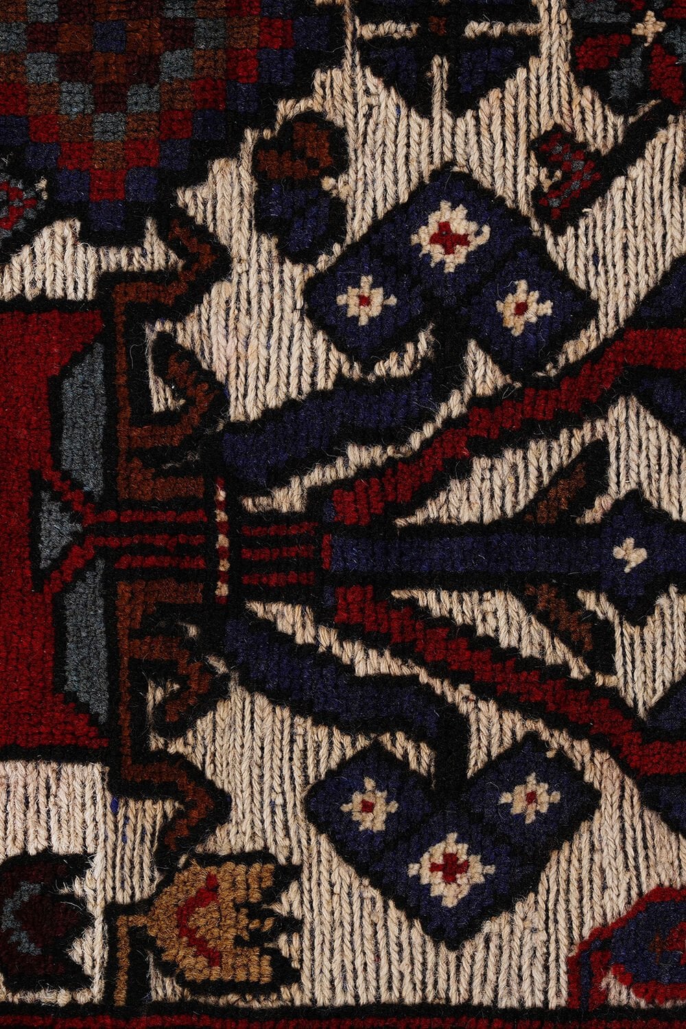 Afgan Berceste El Dokuma Yün Halı